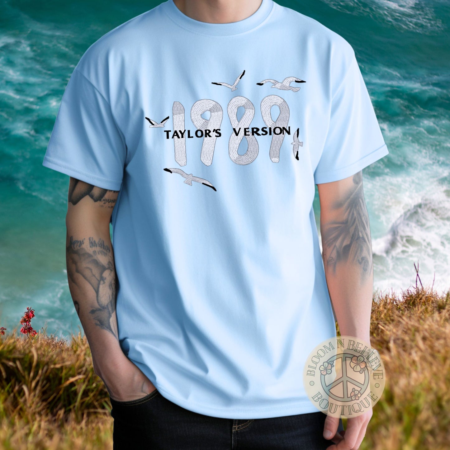 1989 TV Swiftie Embroidered Unisex Shirt - Bloom-N-Believe Boutique