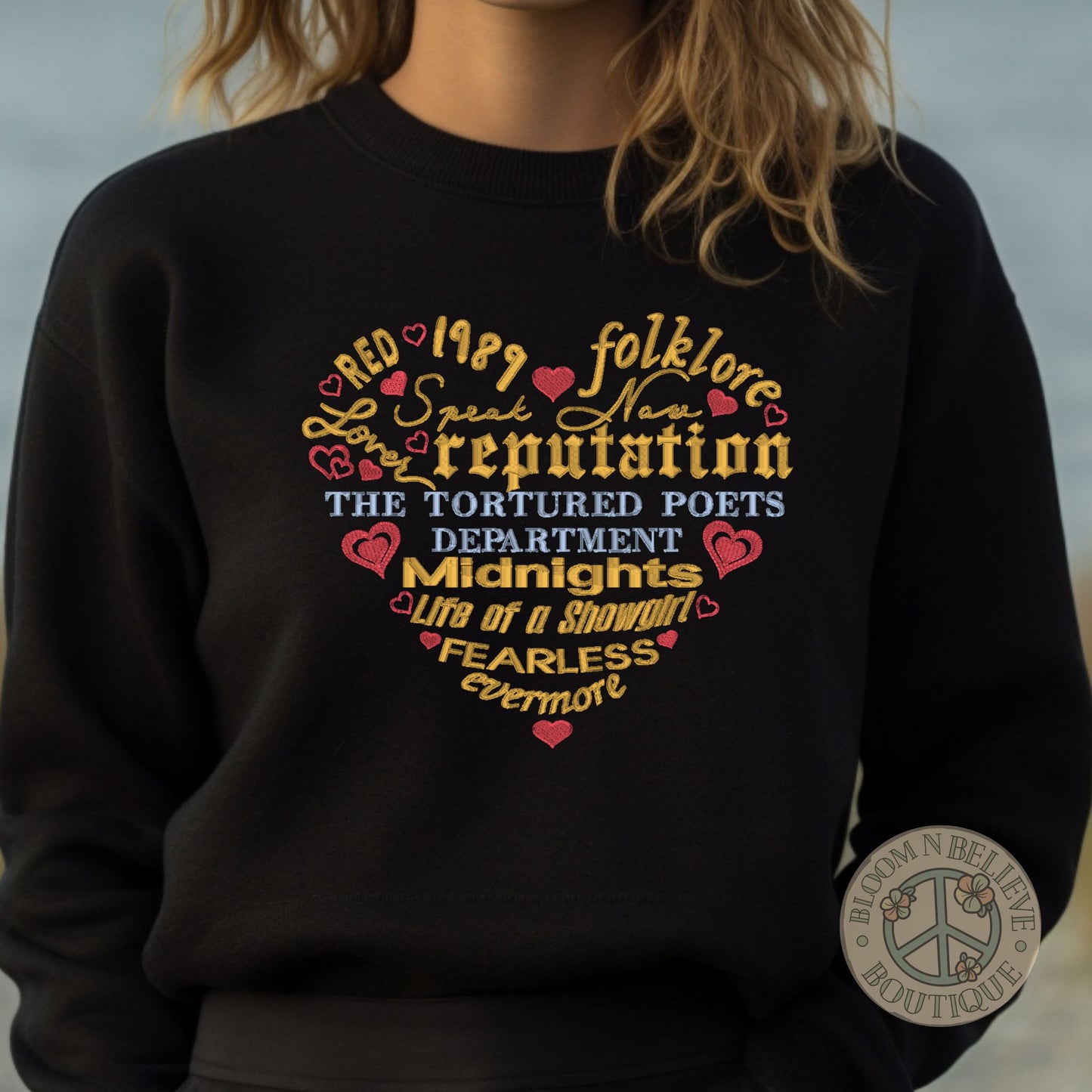 Swiftie Fan Embroidered Unisex Shirt - Bloom-N-Believe Boutique