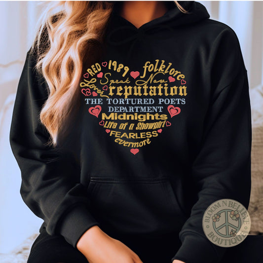 Swiftie Fan Embroidered Unisex Shirt - Bloom-N-Believe Boutique