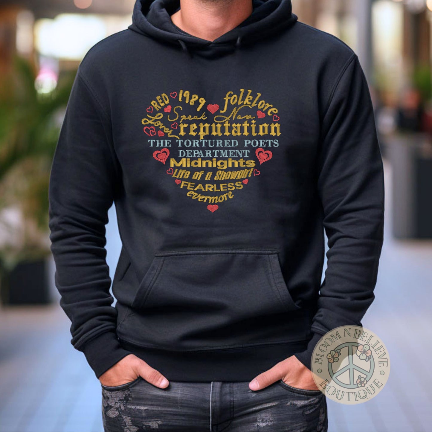 Swiftie Fan Embroidered Unisex Shirt - Bloom-N-Believe Boutique