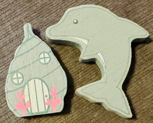 Letterboard Wood Shaped Under The Sea - STV