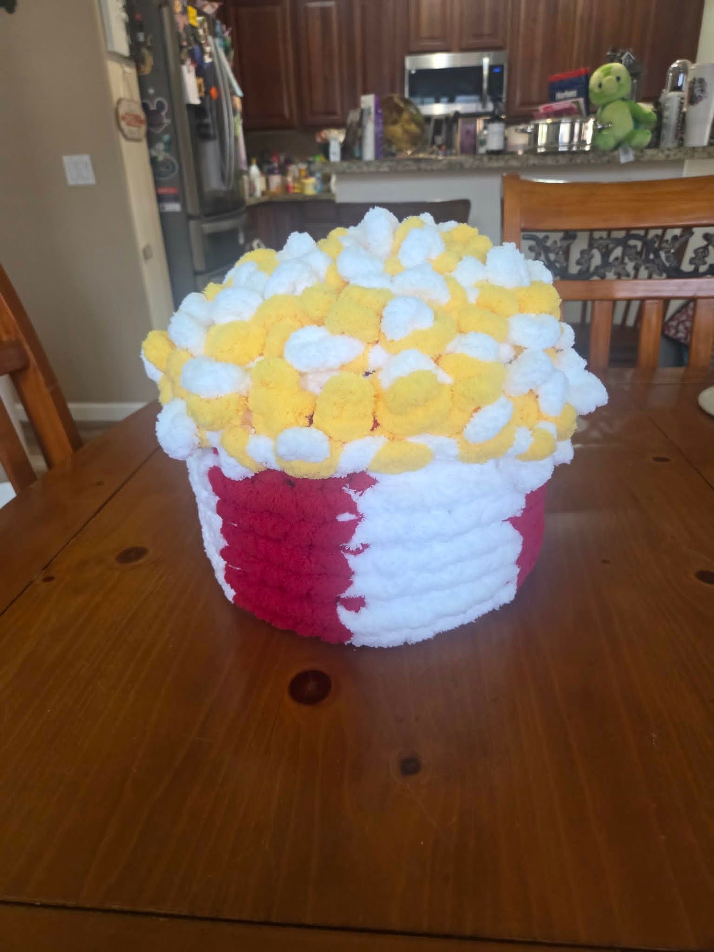 Small Popcorn Bucket Throw - We Customize Crafts