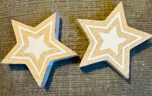 Letterboard Wood Shaped Star Tiles - CHD