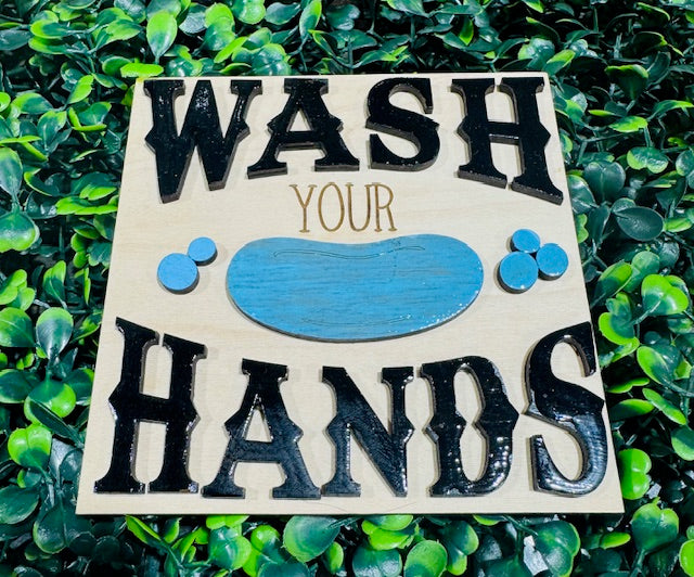 Leaning Sign Insert 4.25" (Bathroom) - STV
