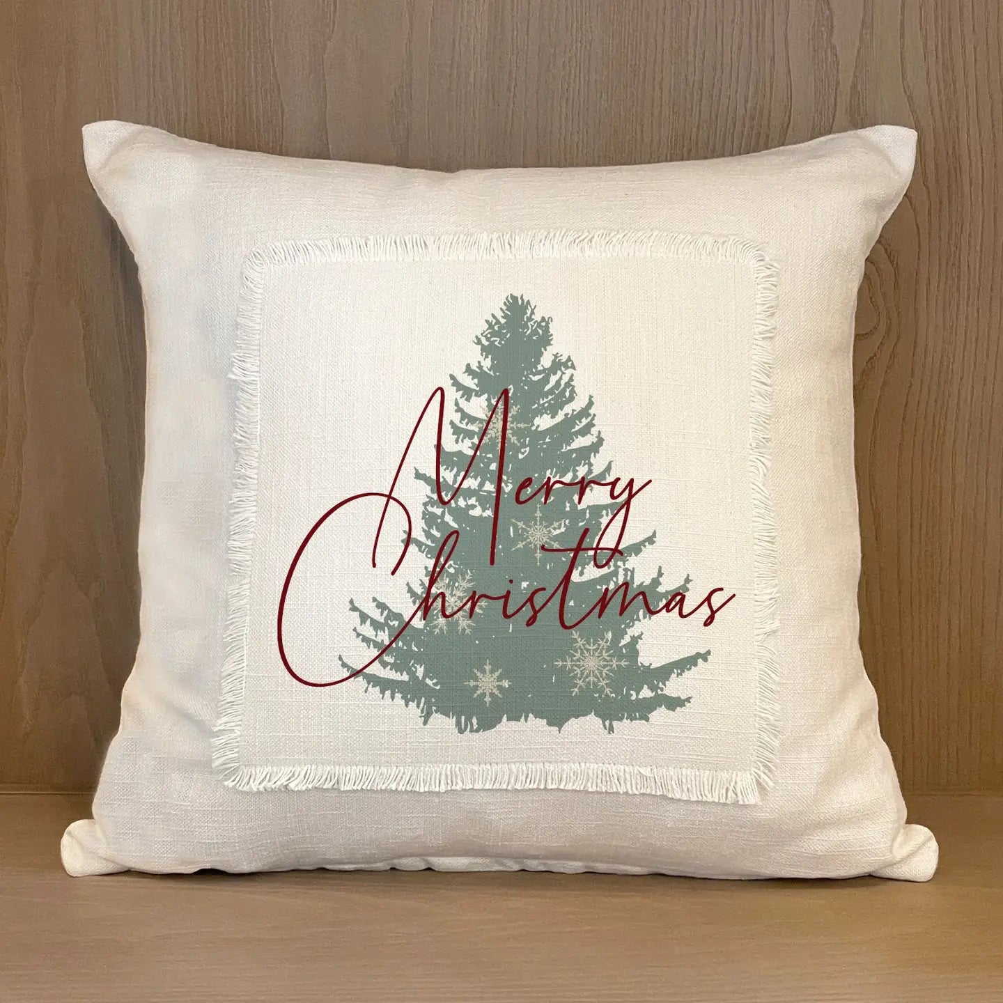 Merry Christmas Tree Pillow - STV Location