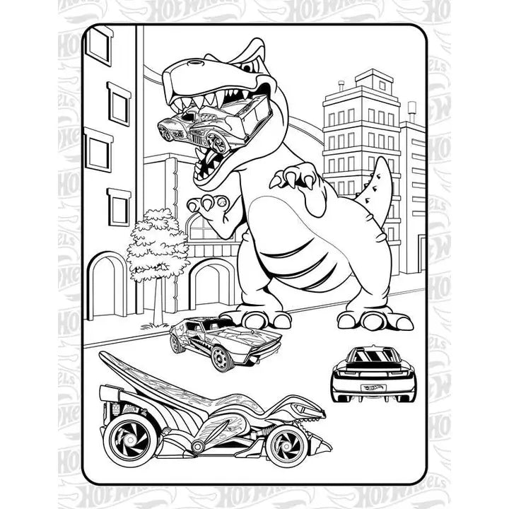 Hot Wheels Giant Coloring Book - STV