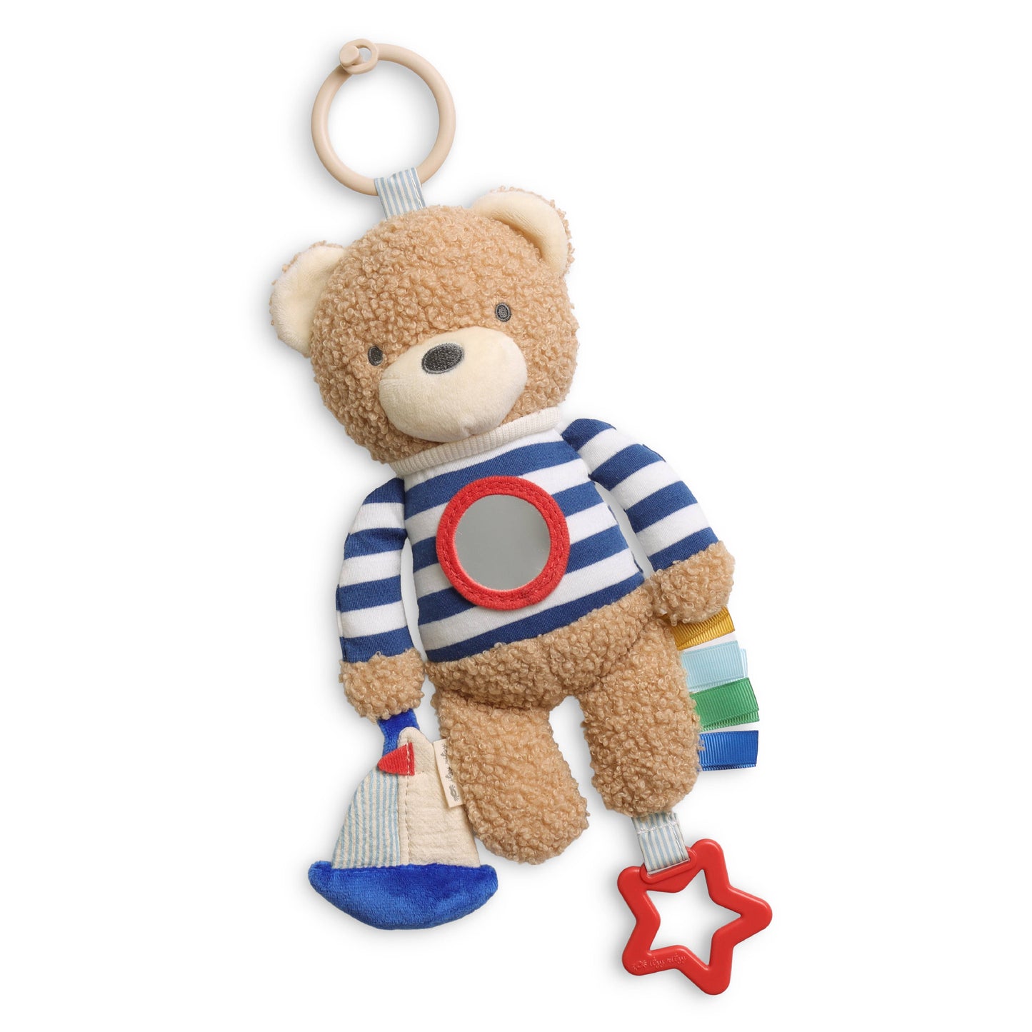 Bitzy Traveler Bear Plush Babies Toy