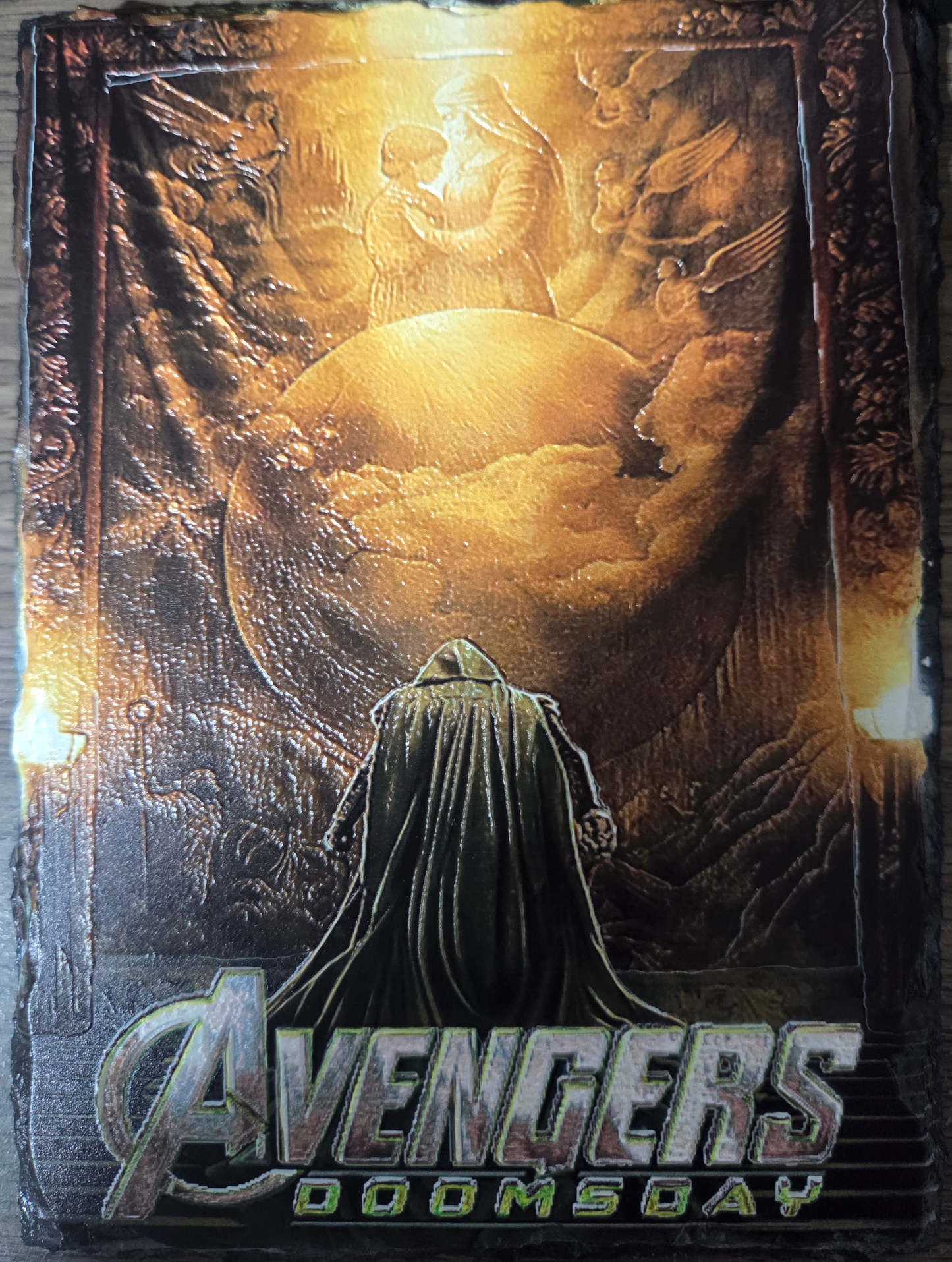 Avengers: Doomsday Inspired 5×7 Textured Slate Plaque - We customize crafts
