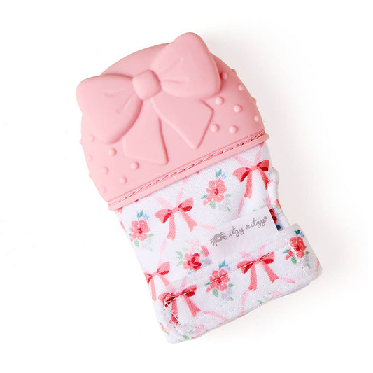 Itzy Mitt Silicone Teething Mitts Dinos