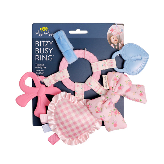 Bow Bitzy Busy Ring Babies Teething Toy