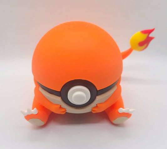 Charmander Poké Ball #0004-craftsbylemieux