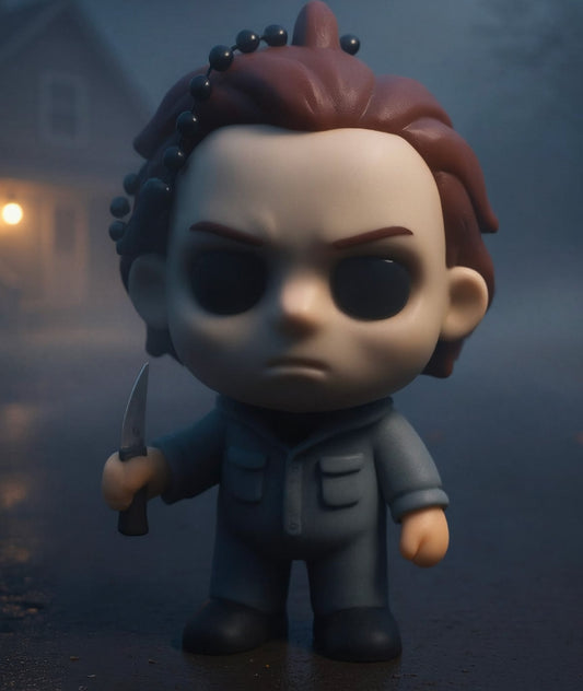 Michael Myers Horror Keychain –craftsbylemeiux