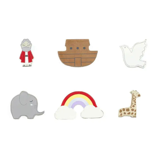 Letterboard Wood Shaped Noah's Ark Tiles - CHD