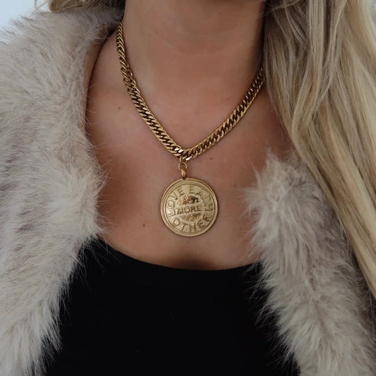 love each other necklace - blingy blonde