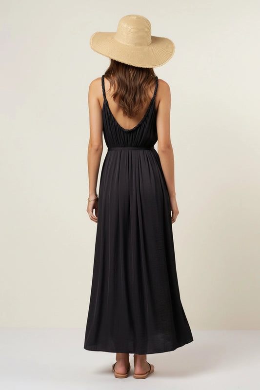 braided maxi blk - blingy blonde
