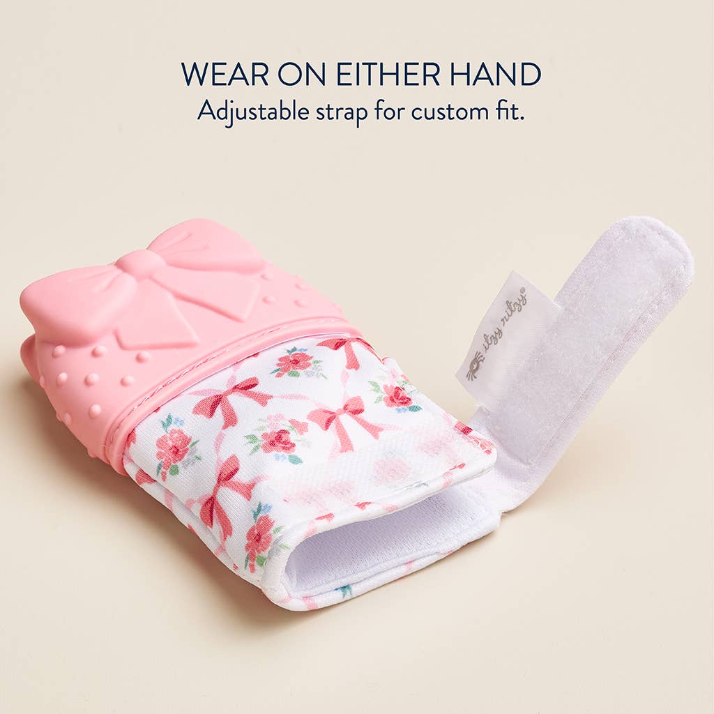 Itzy Mitt Silicone Teething Mitts Dinos