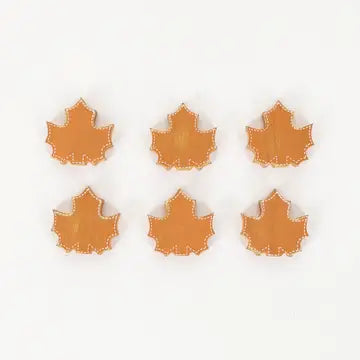 Letterboard Wood Shaped Fall Leaf Tile - STV