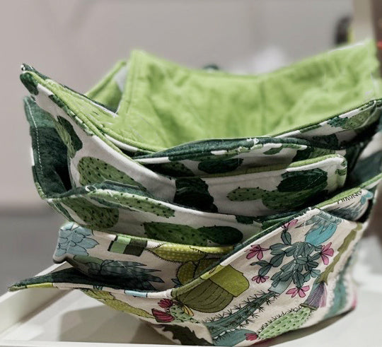 Medium Microwave Bowl Cozy Cactus Print