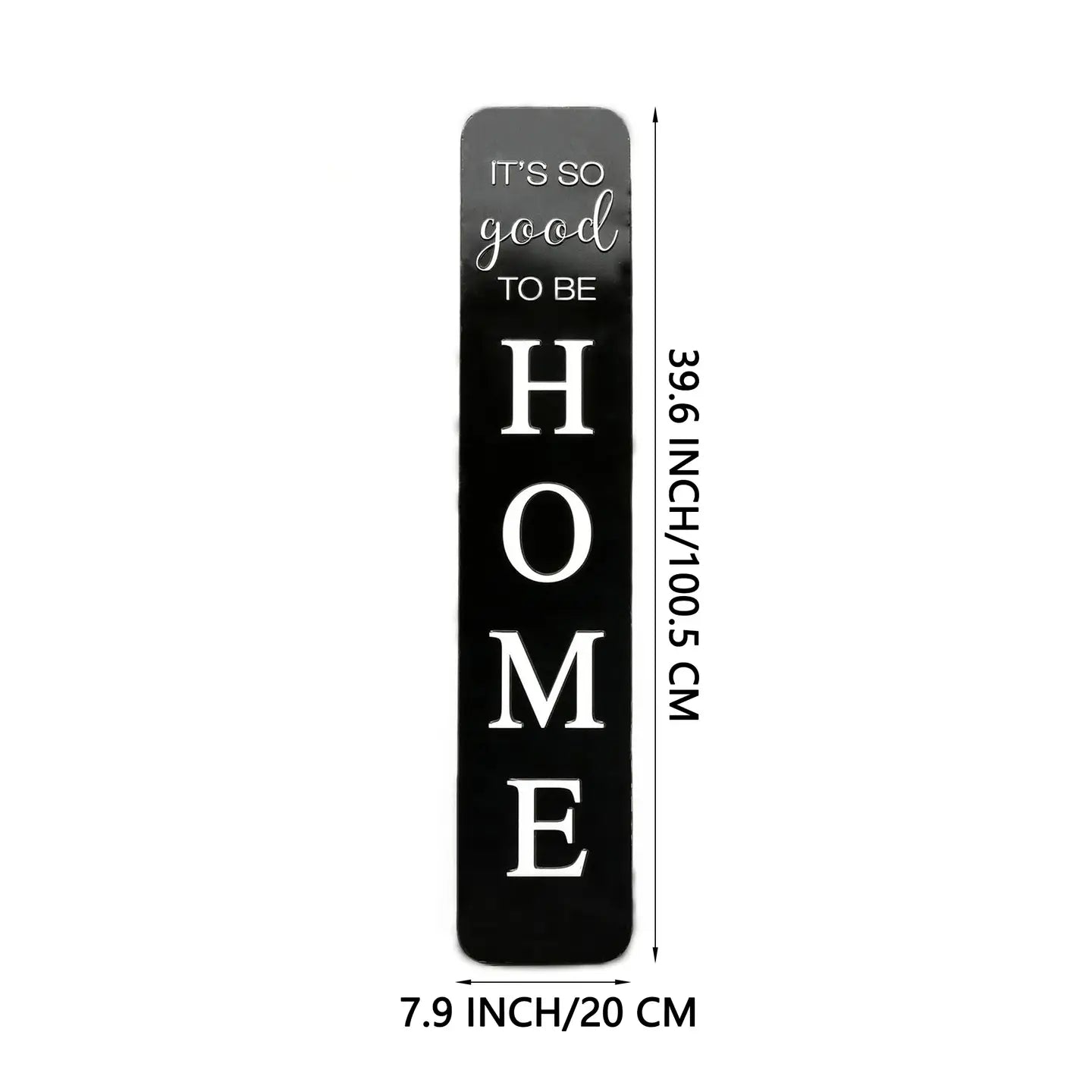 It's So Good To Be Home Embossed Metal Wall Sign - STV