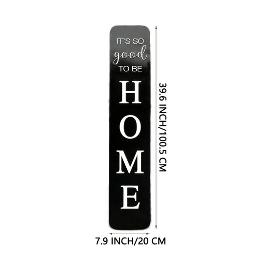 It's So Good To Be Home Embossed Metal Wall Sign - STV