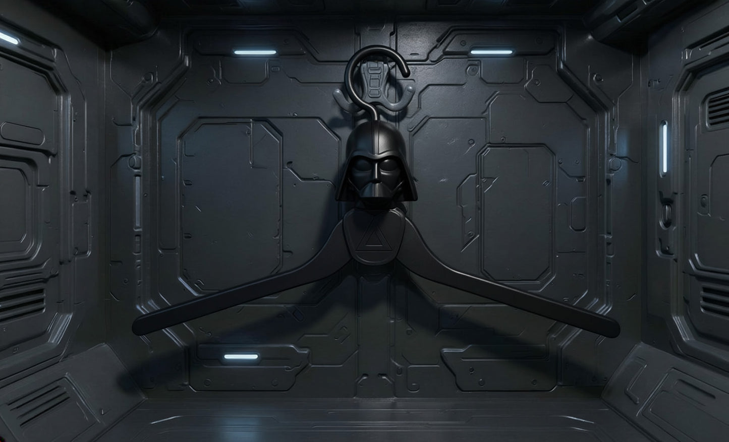 Darth Vader Inspired 3D Printed Clothes Hanger- We Customize Crafts