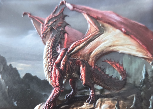 Red Dragon Fantasy Magnet - We customize crafts