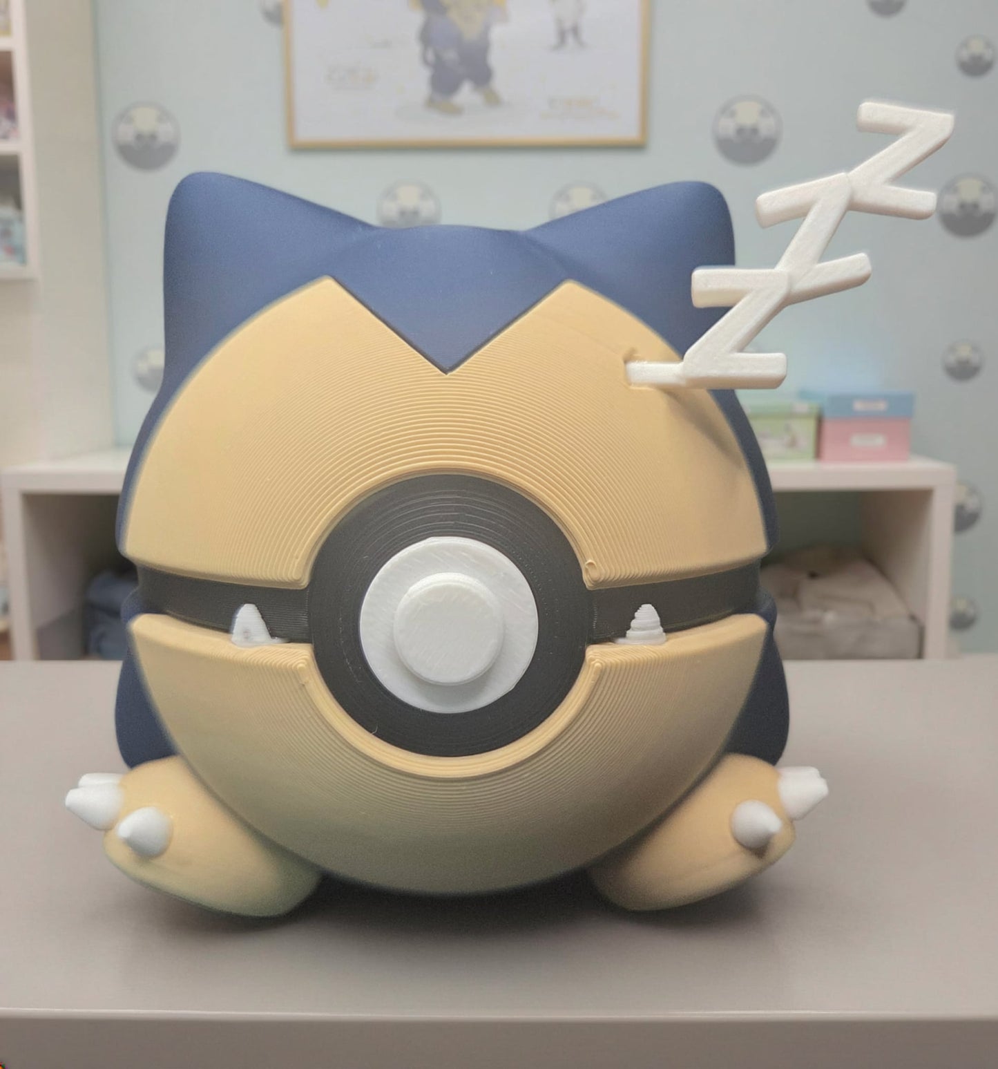 Snorlax Pokeball Sleeping-#143 -craftsbylemieux