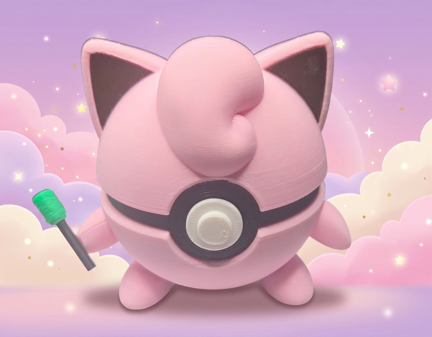 Jigglypuff Pokeball-#039-craftsbylemieux