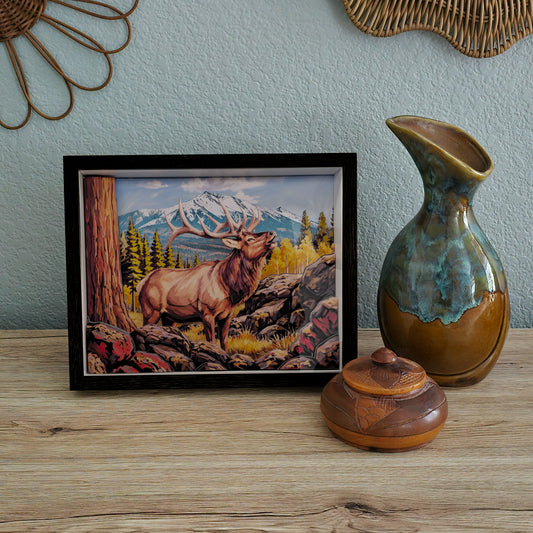 3D Humphrey's Peak Elk - Arid Desert Design