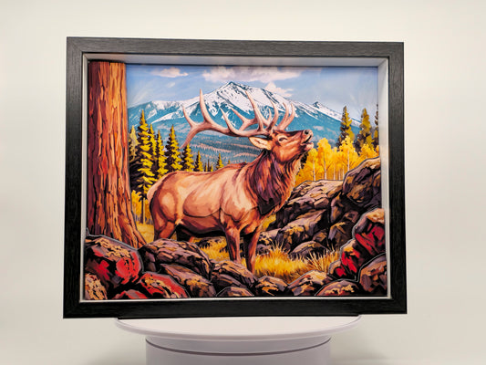 3D Humphrey's Peak Elk - Arid Desert Design