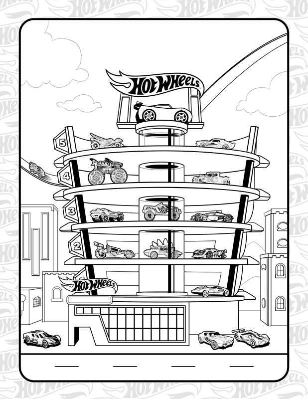Hot Wheels Giant Coloring Book - STV