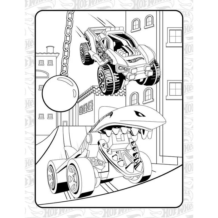 Hot Wheels Giant Coloring Book - STV