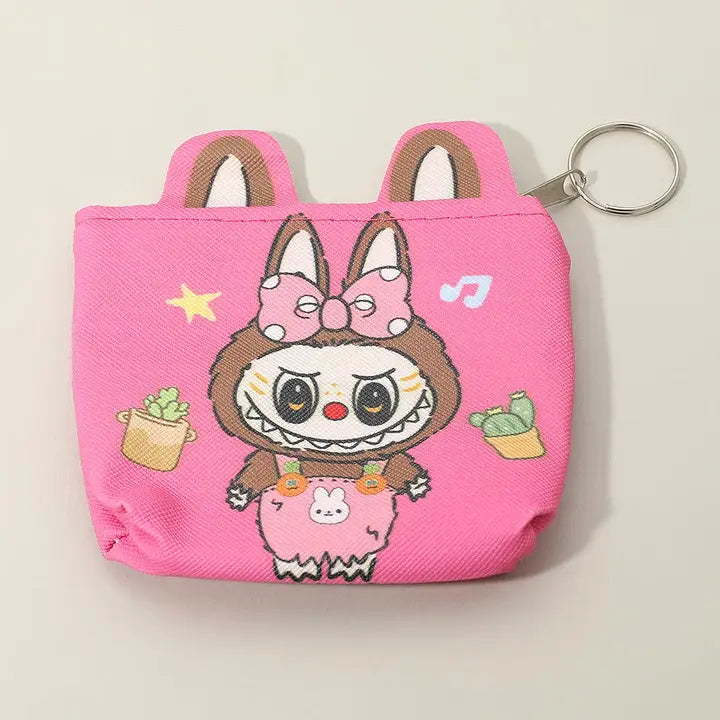 Labubu Mini Keychain Coin Purse -STV