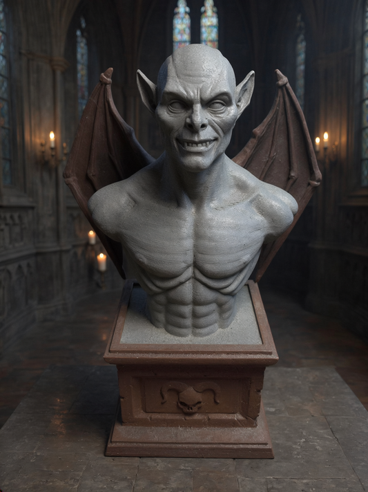 Gothic Gargoyle 3D Printed Statue - We Customize Crafts