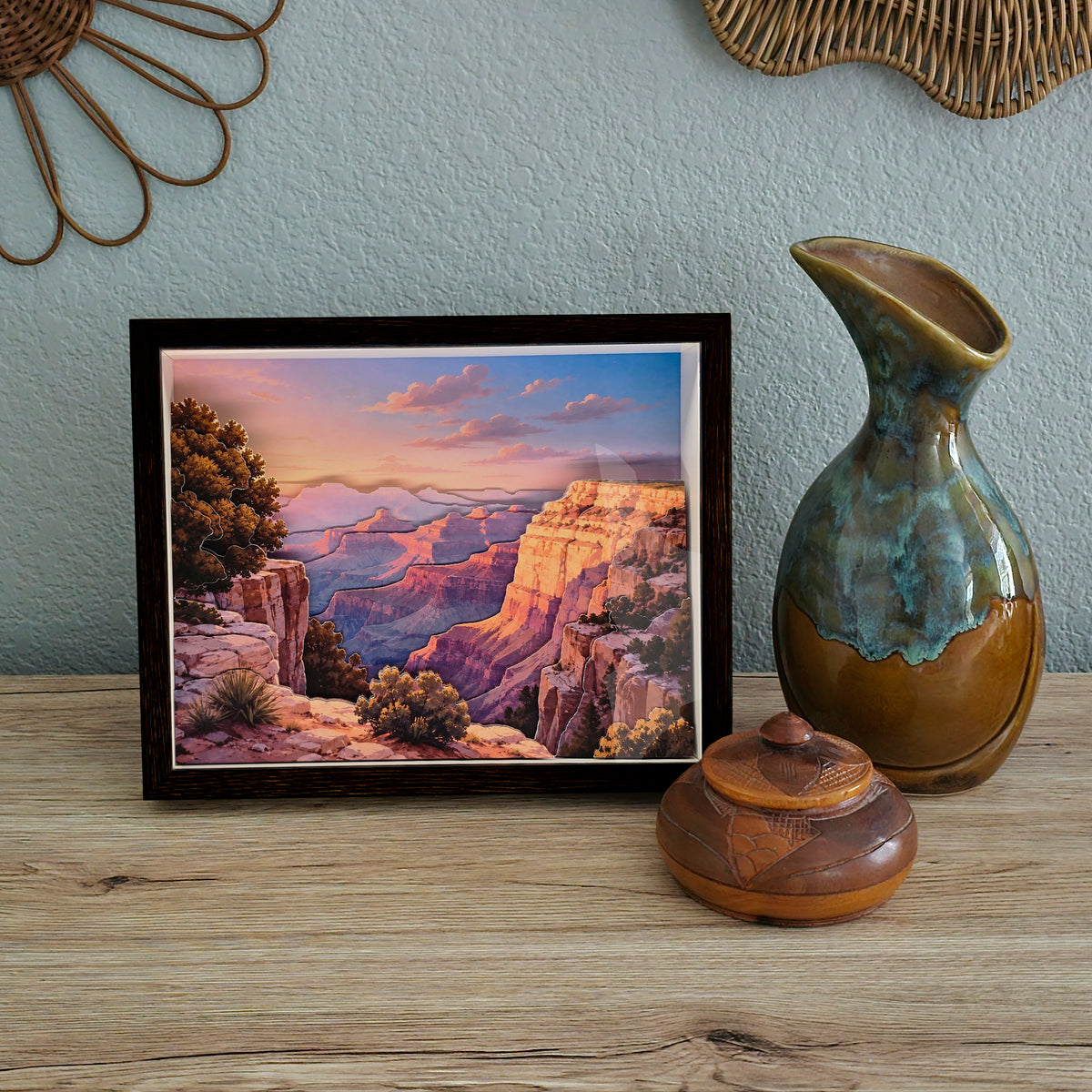 3D Grand Canyon South Rim Hopi Point - Arid Desert Design