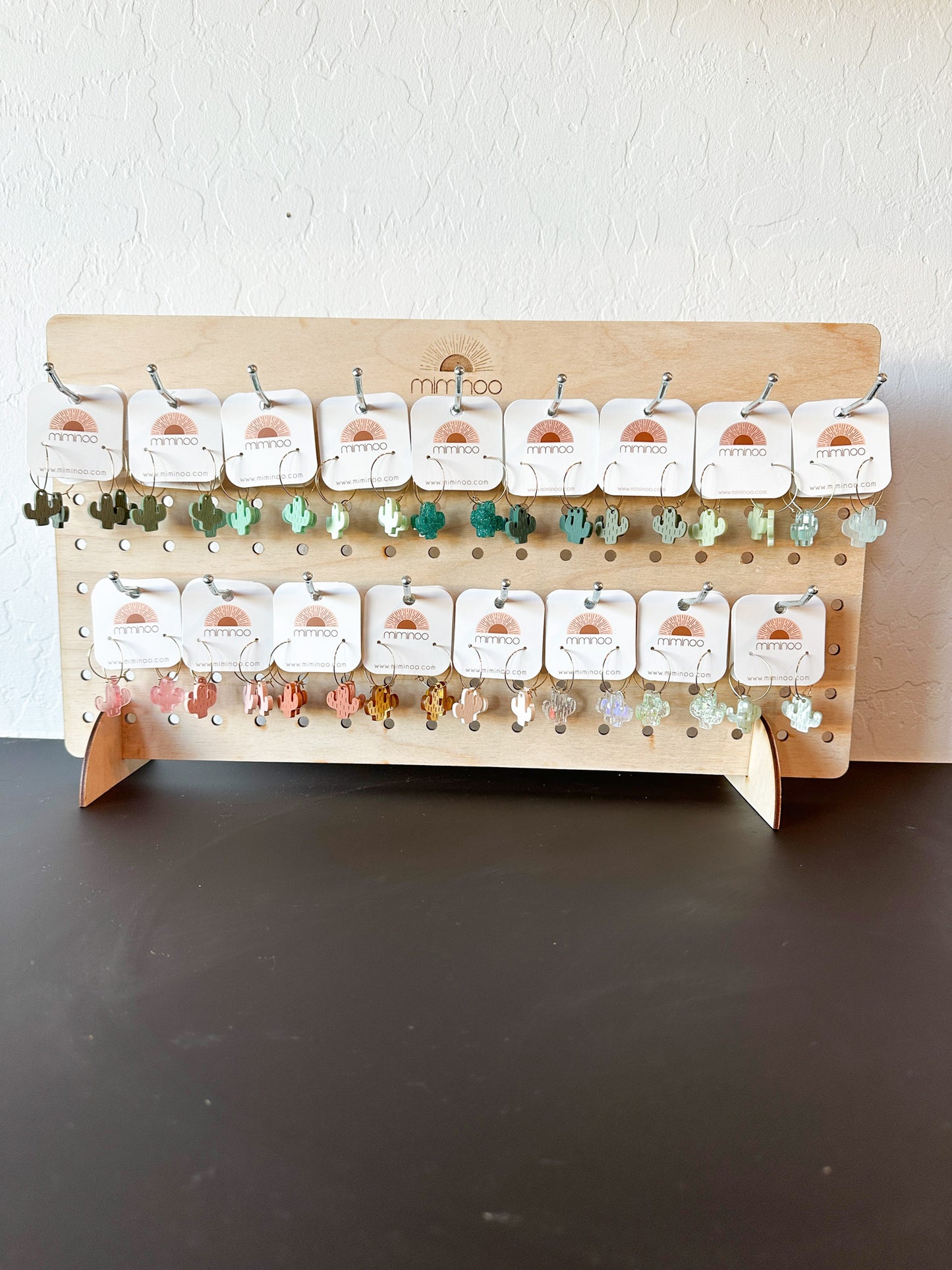 MKS Cactus Earrings Acrylic Holiday Collection