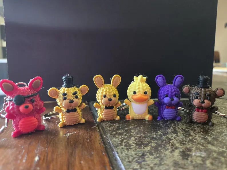 Five Nights of Freddy's Keychains - We Customize Crafts
