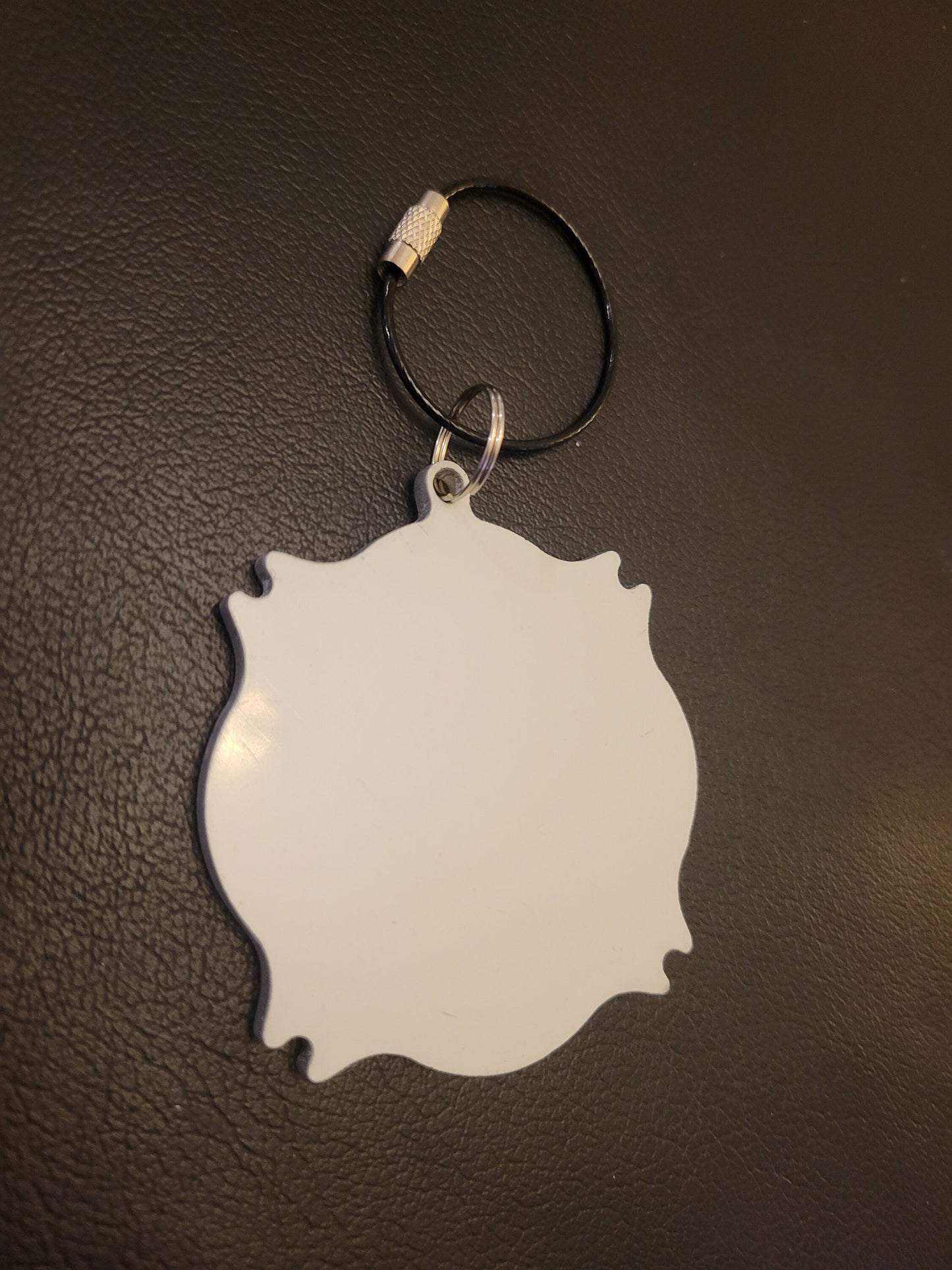 Herotags Plain White Maltese "White aluminum" Tag