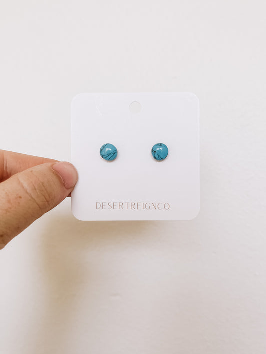 Tiny Turquoise Studs | DesertReign