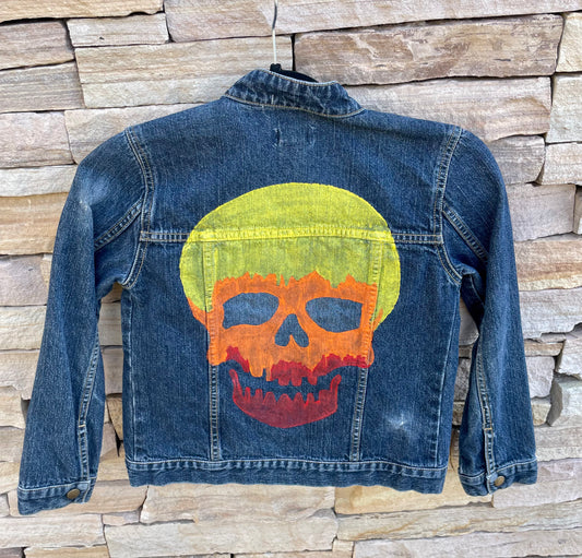 K Jacket- Salt and Sass- Yellow Skull