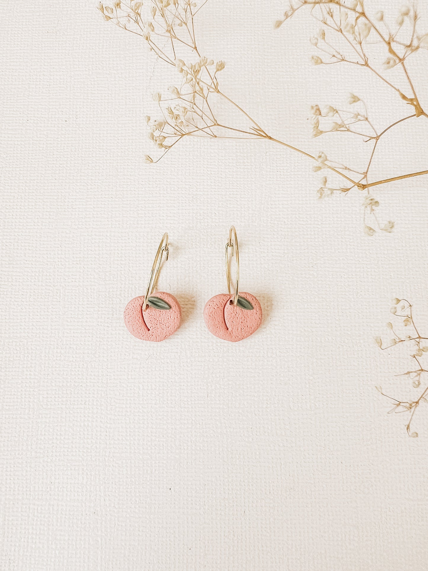 Peach Hoops | DesertReign