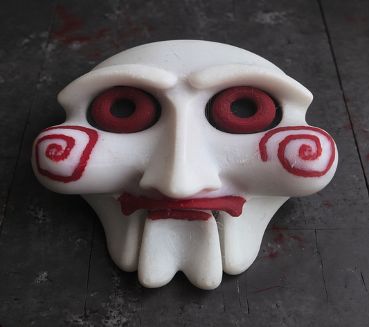 Saw Inspired 3D Printed Mask for Labubu Dolls - We Customize Crafts