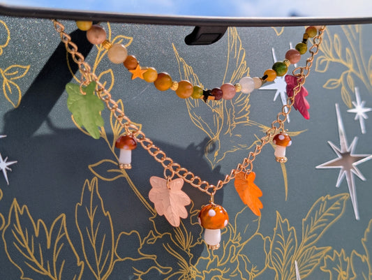 Autumn Leaves Car Necklace/Charm