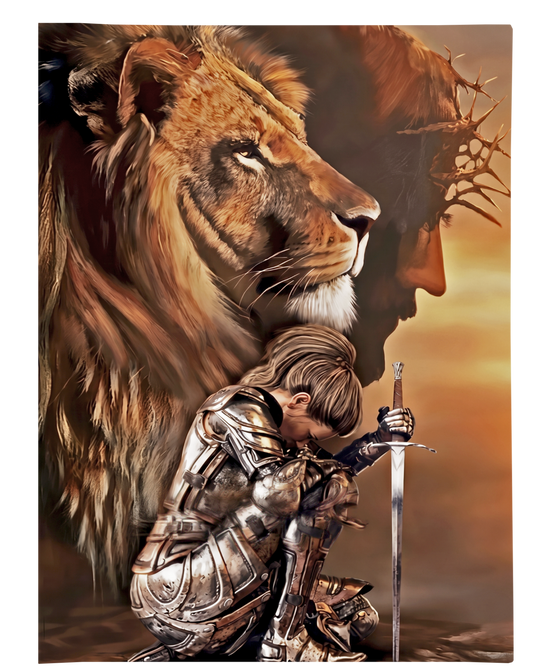 Lion of Judah Christian Canvas - We Customize Crafts