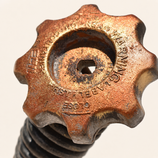 Pressure Valve Bloom – Reclaimed Metal Flower