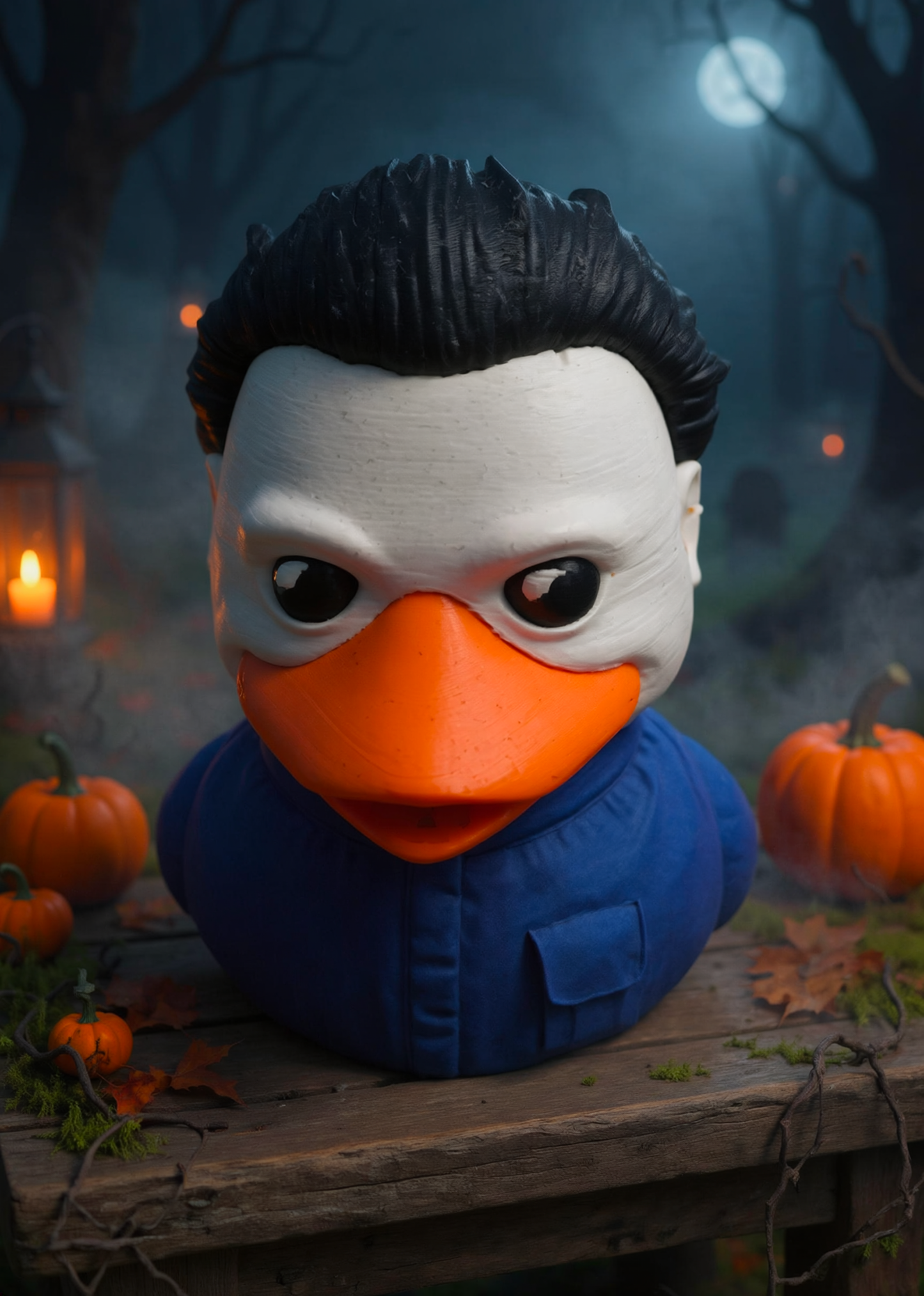 Michael Myers Inspired 3D Printed Duck - We Customize Crafts