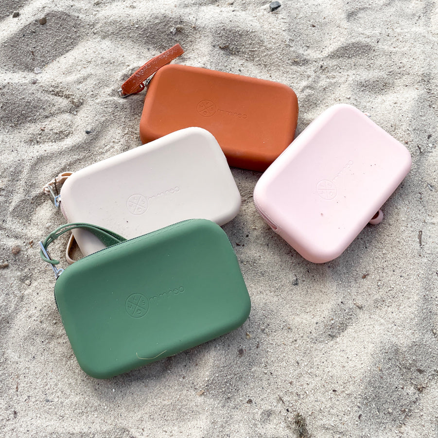 Silicone Waterproof Multipurpose Purse & Sunglasses Case Terracotta - MKS MIMINOO