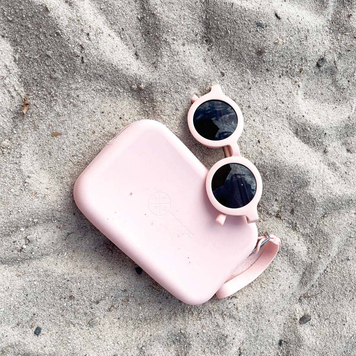 Silicone Waterproof Multipurpose Purse & Sunglasses Case Blush Pink - MKS MIMINOO