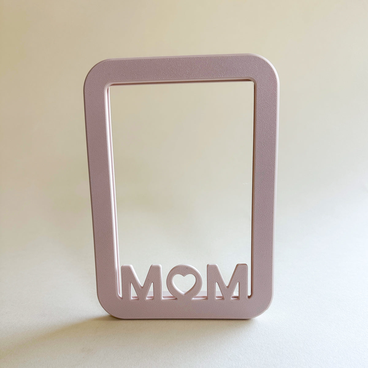 Mom Picture Frame Pink - Handcrafted 3D Printed Gift by Miminoo