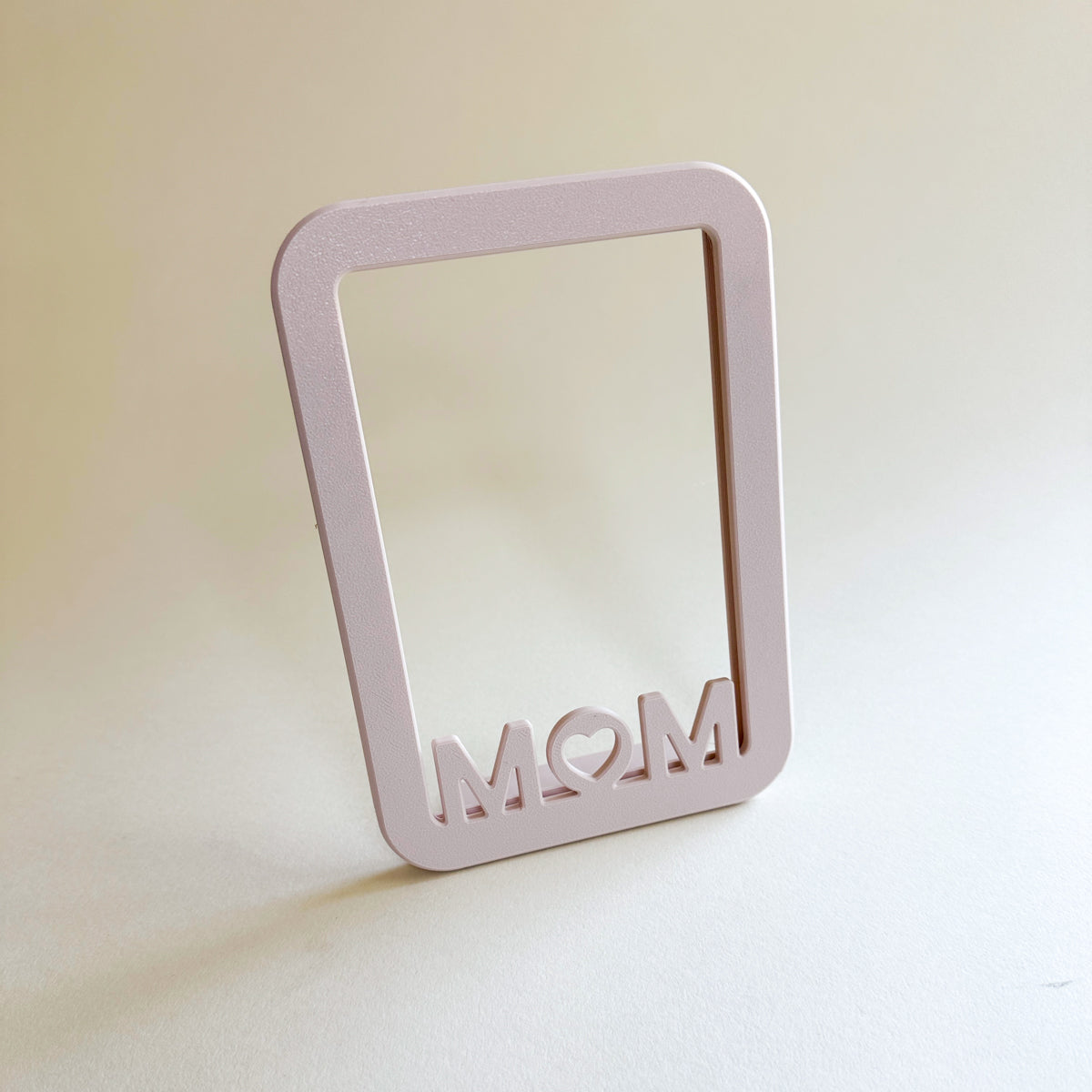 Mom Picture Frame Pink - Handcrafted 3D Printed Gift by Miminoo